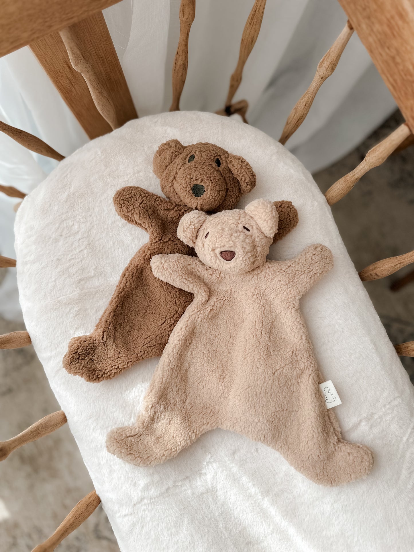 Little Teddy Comforter Toy - Biscuit