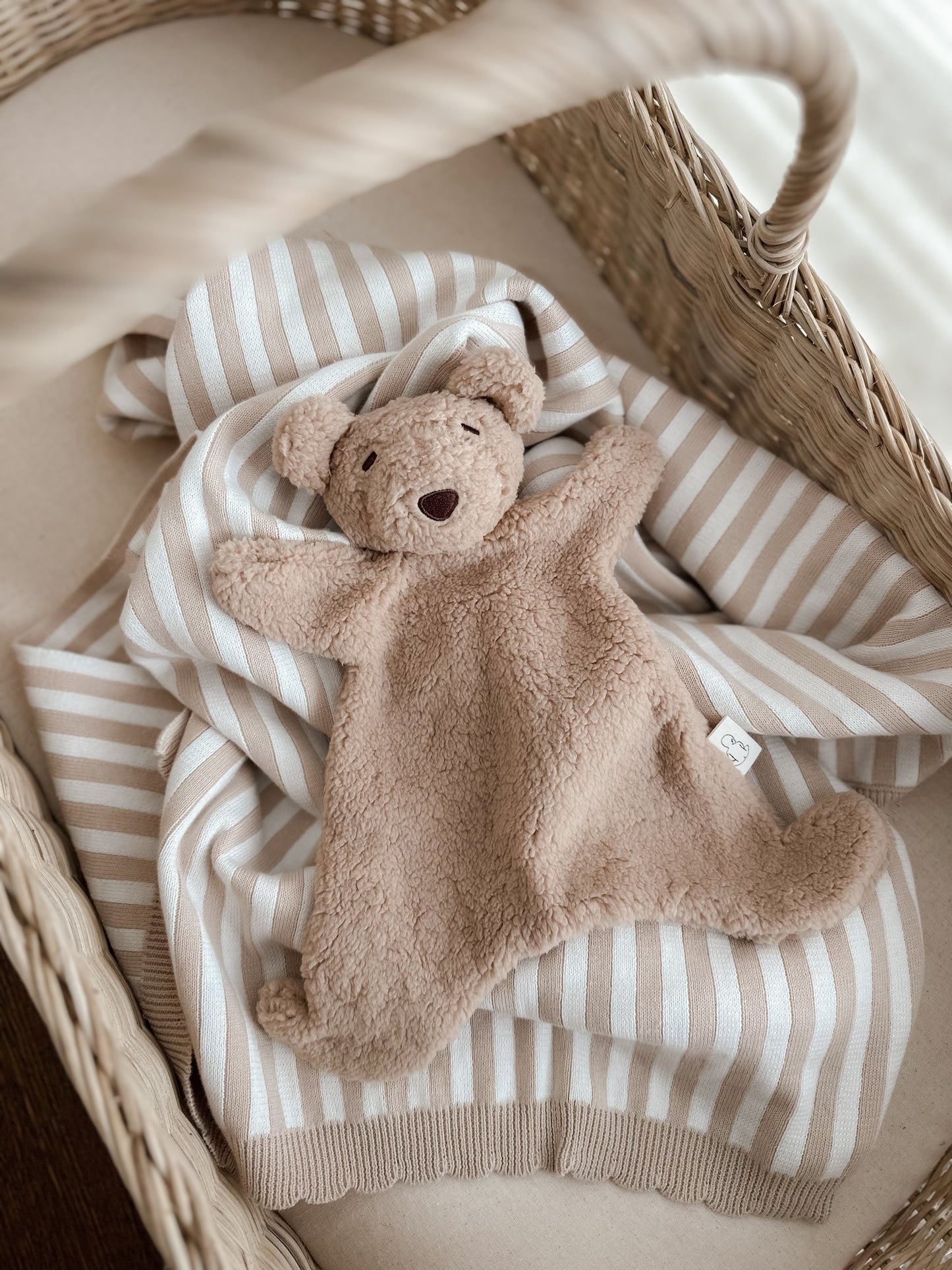 Little Teddy Comforter Toy - Biscuit