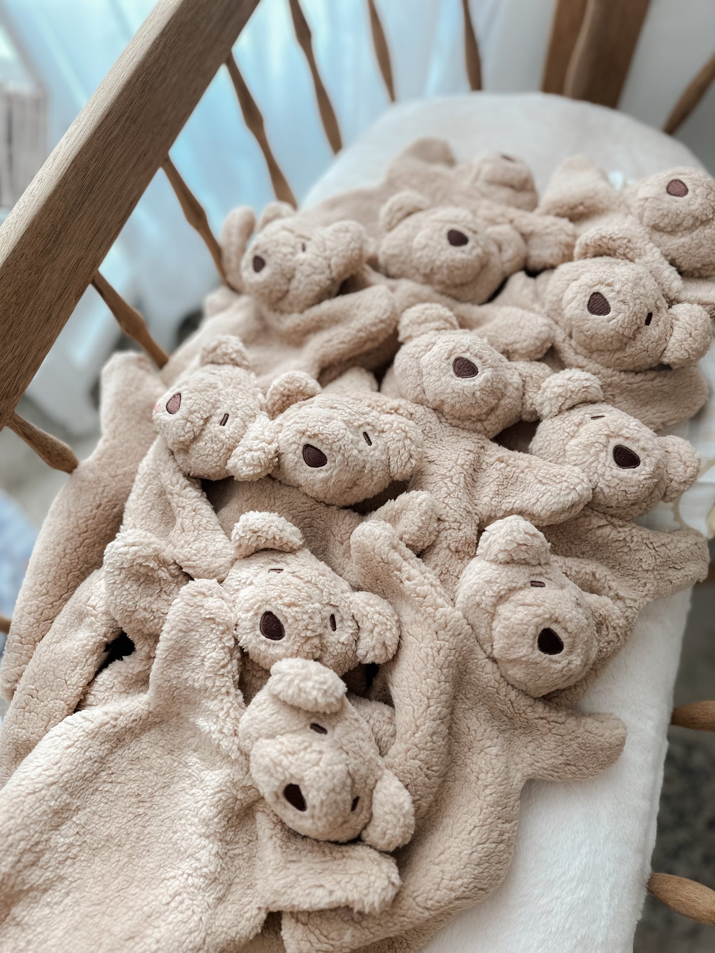 Little Teddy Comforter Toy - Biscuit