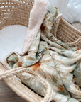 Fringed Everlasting Fur Lined Cot Blanket