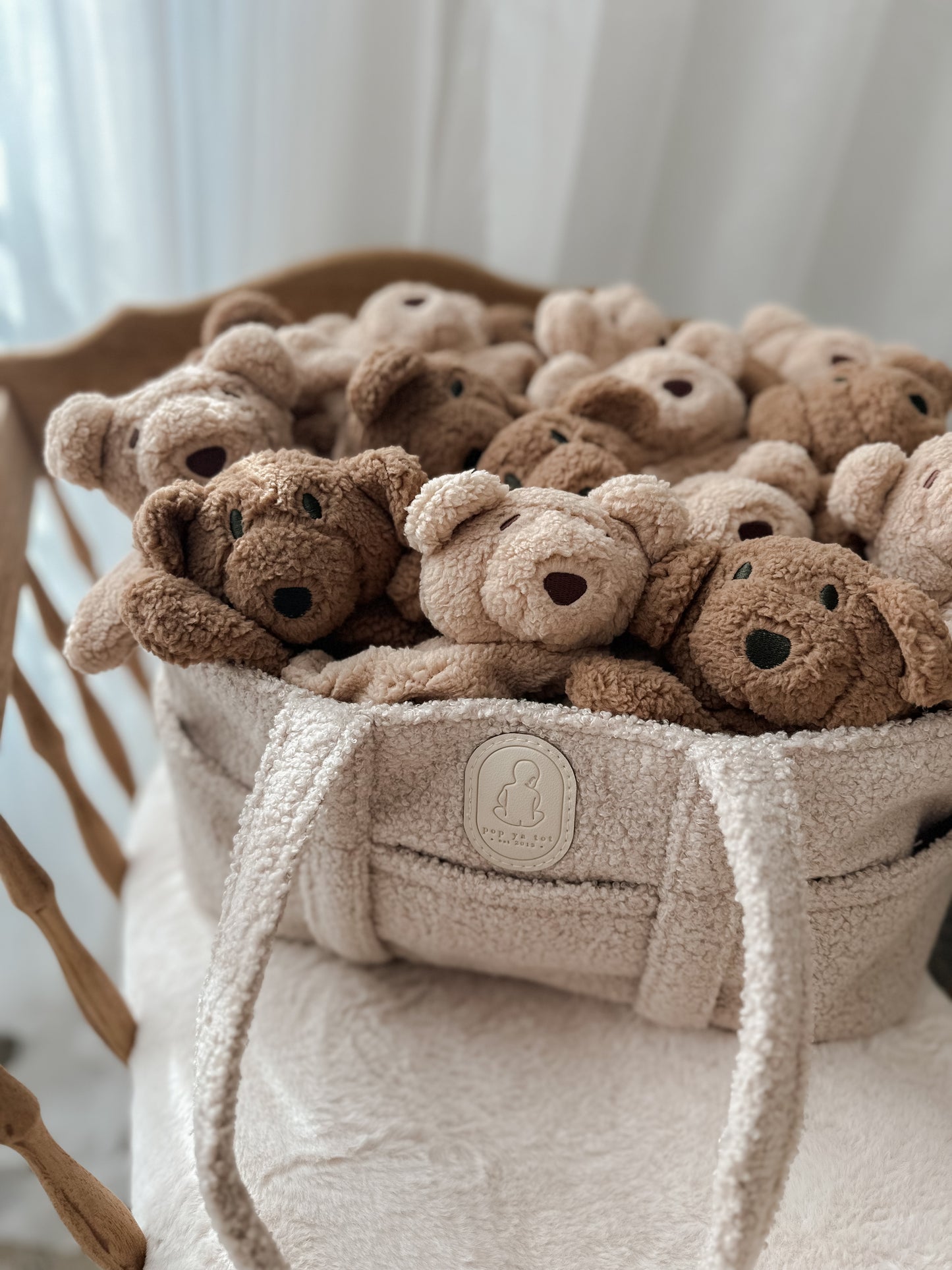 Little Teddy Comforter Toy - Biscuit