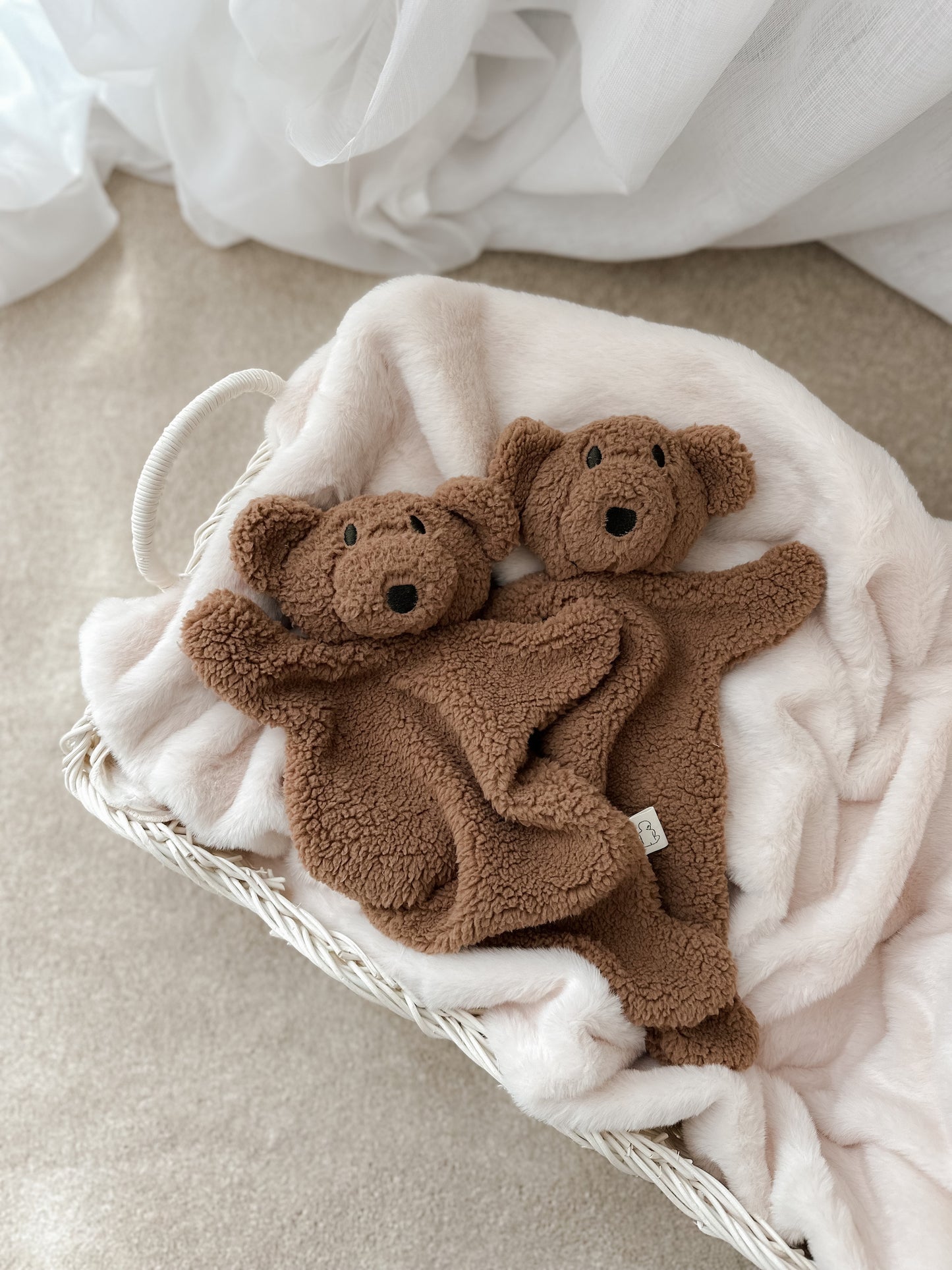 Little Teddy Comforter Back Up Bundle - Brown