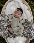 baby juniper swaddle