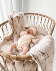 Nightingale Fur Lined Cot Blanket