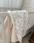 Goosey Gander Fur Lined Cot Blanket