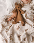 Ted & Duck Comforter and Swaddle Bundle